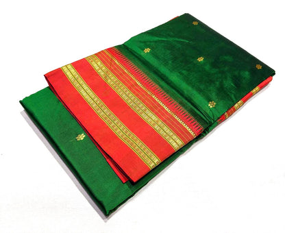 NarayanPeth Yeola Kinara Paithani | Powerloom