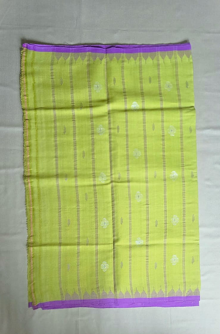 Moirangphee -  (Cotton Mixed) Saree | Handloom