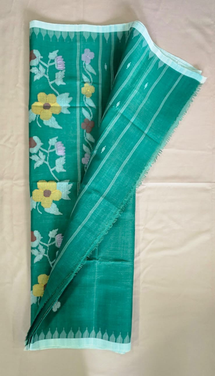 Moirangphee -  (Cotton Mixed) Saree | Handloom